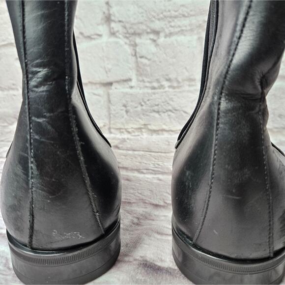 Aquatalia Men\'s Black Italian Chelsea Boots Size 11.5 main image 4
